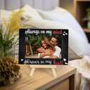 Ycyfckdr Memorial Picture Frame, Gifts for Loss of Loved One, Memorial Wooden Keepsake Plaque, In Memory of Loved One Gifts, Tabletop Picture Frame With Easel (A55)