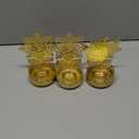 3 Pcs Lakshmi Ganesha Om Shadow Diya for Diwali Decoration Traditional Tea Light Holder Indian Return Gifts for Housewarming Religious Pooja Items Decorative Candle Light Stand for Home Office