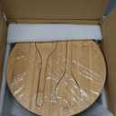 Glass Salad Bowl With Lid, 4.7 Quart Large Glass Mixing Bowls Serving Bowls With Bamboo Utensils, 10.7Inch Trifle Bowl for Salad, Pasta, Dessert Display Cake, Microwave Safe