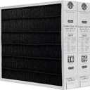 Lennox Healthy Climate Lennox X6675 20x25x5 Healthy Climate Carbon-Clean MERV 16 Filter Bundle with Same Day Supply Filter Change Reminder Magnet (2-Pack) 2 Count (Pack of 1)