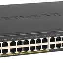 NETGEAR 48-Port PoE+ Gigabit Ethernet Unmanaged Essentials Switch (GS348PP) - with 24 x PoE+ @ 380W, Desktop or Rackmount