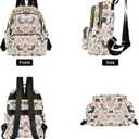 Dachshund Dog Quilted Backpack Purse for Women Fashion Small Backpack Shoulder Bag Travel Casual Daypack S
