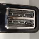 Cuisinart CPT-122BK 2-Slice Compact Plastic Toaster, Slots for Bagels & Bread, 7 Shade Settings, Cancel/Defrost/Reheat Functions, Removable Crumb Tray, Small Kitchen Appliance for Home & Office, Black