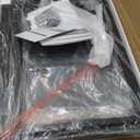 GreenForest Computer Desk 39 Inch with Monitor Stand, Office Desk with Adjustable Storage Shelves, Small Gaming Desk for Home Work Writing Study, Black