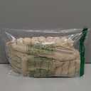 Pallene Faux Fur Plush Throw Pillow Covers 20x20 Set of 2, Luxury Soft Fluffy Striped Decorative Pillow Covers for Sofa, Couch, Living Room, Khaki