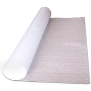 PolyFoam Multipurpose Foam Underlayment 100 sq ft Roll for Laminate & Wood Flooring, Moisture-Resistant, Shock-Absorbing, Lightweight, Easy to Install, Made in USA