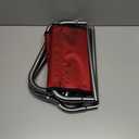 Folding Camping Stool, 16 Inch Tall Portable Folding Stool Aluminum Alloy Lightweight Stool Seat Red Foldable Stool with Carry Bag for Fishing Outdoor Camping Hiking and BBQ (Red)