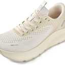 JACKSHIBO Wide Toe Box Shoes Women Arch Support Wide Sneakers for Running Walking Athletic Tennis Orthopedic Plantar Fasciitis Workout with Thick Cushion Zero Drop Sole Width Shoes, Size 42W