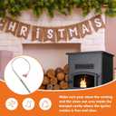 YAOAWE Pellet Stove Igniter Part C-E-IGN Replacement for All Breckwell Stoves, 4'' Fireplace Hot Ignitor 300W, Part Number 80607