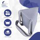 Positional Pillow - Anti-Snoring Memory Foam Pillow - Ideal for Throat Related Snoring Relief & Supports Healthy Side Sleep Positioning