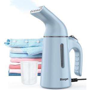 Steamer for Clothes 700W, Fast Heat-up in 40S, 120ML Water Tank, 25g/min Strong Penetrating Steam, Portable Clothes Steamer Iron for Travel and Home(GY169-Blue)