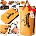 BBQ Blanket for Resting Meat-Air Fryer/Dough/Kitchen/Smoker Accessories Party Picnic Camping-Insulated Bag for Brisket/Pork Shoulder/Turkey-Anniversary Birthday Gift for Men (21in)