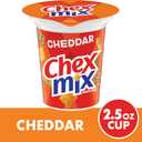 6 x Chex Mix Cheddar Flavored Snack Mix, Snack Cup, 2.5 oz (EXP 08/26/26)