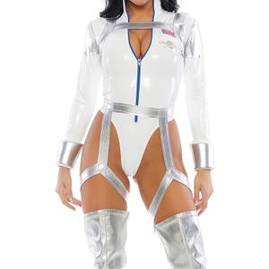 Forplay Women's Blast Off Sexy Movie Character Costume Adult Costume, White (Medium/Large)