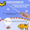 Premium Interactive Cat Wand Toy, Indoor Toy for Kittens and Cats, Educational Feather Cat Toy with Real Feathers.