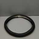 Car Steering Wheel Cover, Anti-Slip, Safety, Soft, Breathable, Heavy Duty, Thick, Full Surround, Sports Style (Black )