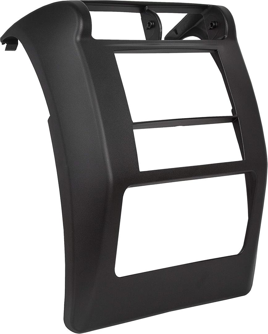 HECASA Double Din Dash Kit W/Wiring Harness Compatible with 2003-2006 Jeep Wrangler TJ Radio Dash Bezel