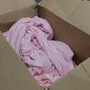 6 Pack Spandex Pink Round Tablecloth for 60in Table, Stretchy 120inch Fitted Tablecloths 5ft, Wrinkle Free Round Tablecovers Skirt for Wedding Birthday Parties Banquet