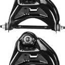 2 Pcs Front Upper Control Arms with Ball Joint Assembly Suspension Kit Fit for Pontiac Lemans Bonneville, for Chevy Malibu Blazer, for Buick Regal 1978-1987, Century 1978-1981, K620261 K620260