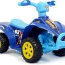 Paw Patrol Chase 6V Quad for Kids - Powerful and Safe Ride-On Toy with Rechargeable Battery, Forward and Reverse Driving, Foot Peddle, Ages 2-3, 6v Atv Quad