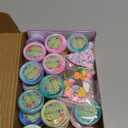 Butter Slime Kit with Multiple Colors, 42 Packed Slimes with 24 Decorative Toppings, Sprinkles, Craft Toy, Party Favors for Kids, Gift for Girl and Boys 6 7 8 9 10 11 12