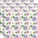 Floral Placemats with Watercolor Hydrangea & Butterfly 12x18 Inch Cute Placemats Spring Table Mats Set of 4 Table Mats for Party Kitchen Dining Decoration-21