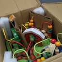 Battat Activity Cube with Farm Theme Educational Wooden Toys for Toddlers and Kids 1 Year +, Standard