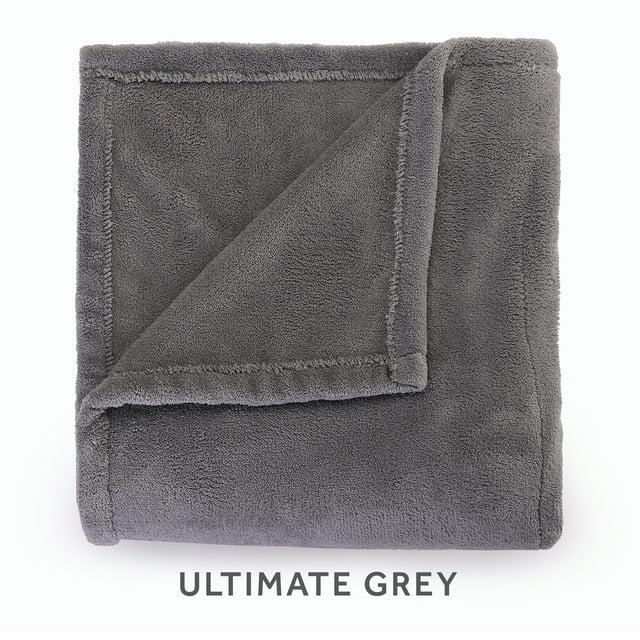Sunbeam Heated Electric Blanket, Bedding, Twin, Microplush, Ultimate Grey