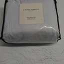 Laura Ashley- King Sheet Set, Luxury Sateen Cotton Bedding, 800 Thread Count, Soft & Smooth Home Decor (Solid Purple, King)