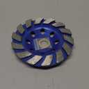 SALI Diamond Concrete Grinding Wheel 4 1/2 inch for Polishing and Cleaning Stone Concrete Surface, Cement, Marble, Rock, Granite, and Thinset Removing, Angle Grinder Segment Wheels Cup 115 * 22.2MM