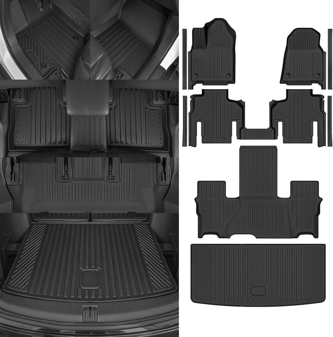 Custom Fit Floor Mats for 2026-2027 Jeep Grand Wagoneer 7 Seats