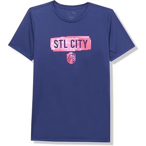 adidas Kids' St. Louis City Sc MLS Long Sleeve T-Shirt, Size M