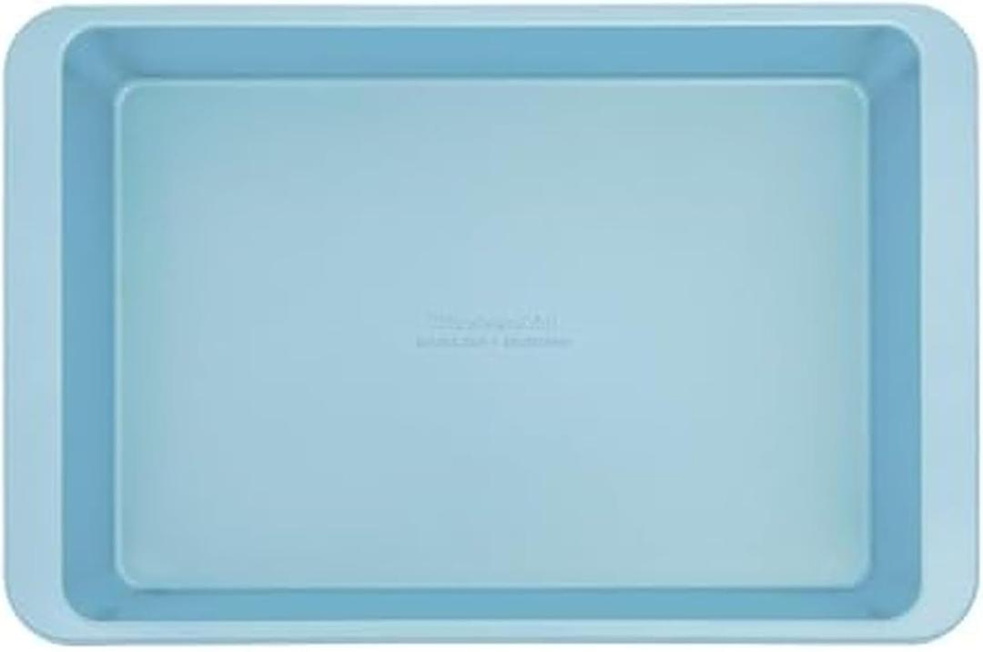 KitchenAid Nonstick Swiss Engineered Aluminized Steel Cake Pan, Dishwasher Safe, Mineral Water, 9 x 13 Inch