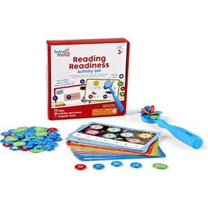 hand2mind Reading Readiness Activity Set, Magnetic Wands and Chip Set, Learn to Spell for Kids, Spelling Toys, CVC Words for Kindergarten, Learning Letters, Science of Reading Manipulatives hand2mind Reading Readiness Activity Set, Magnetic Wands and Chip Set, Learn to Spell for Kids, Spelling Toys, CVC Words for Kindergarten, Learning Letters, Science of Reading Manipulatives