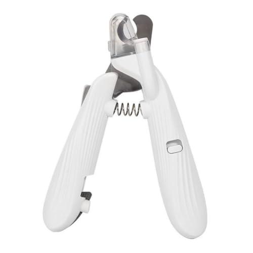 OMEM All-in-One Pet Nail Care Kit LED Clipper & Grinding Scissors for Cats Dogs Parrots Easy Grooming Tool for Beginners