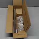 Curtain Rods for Windows 30 to 55 inches,Adjustable Window Curtain Rod,Easy Install,Nickel