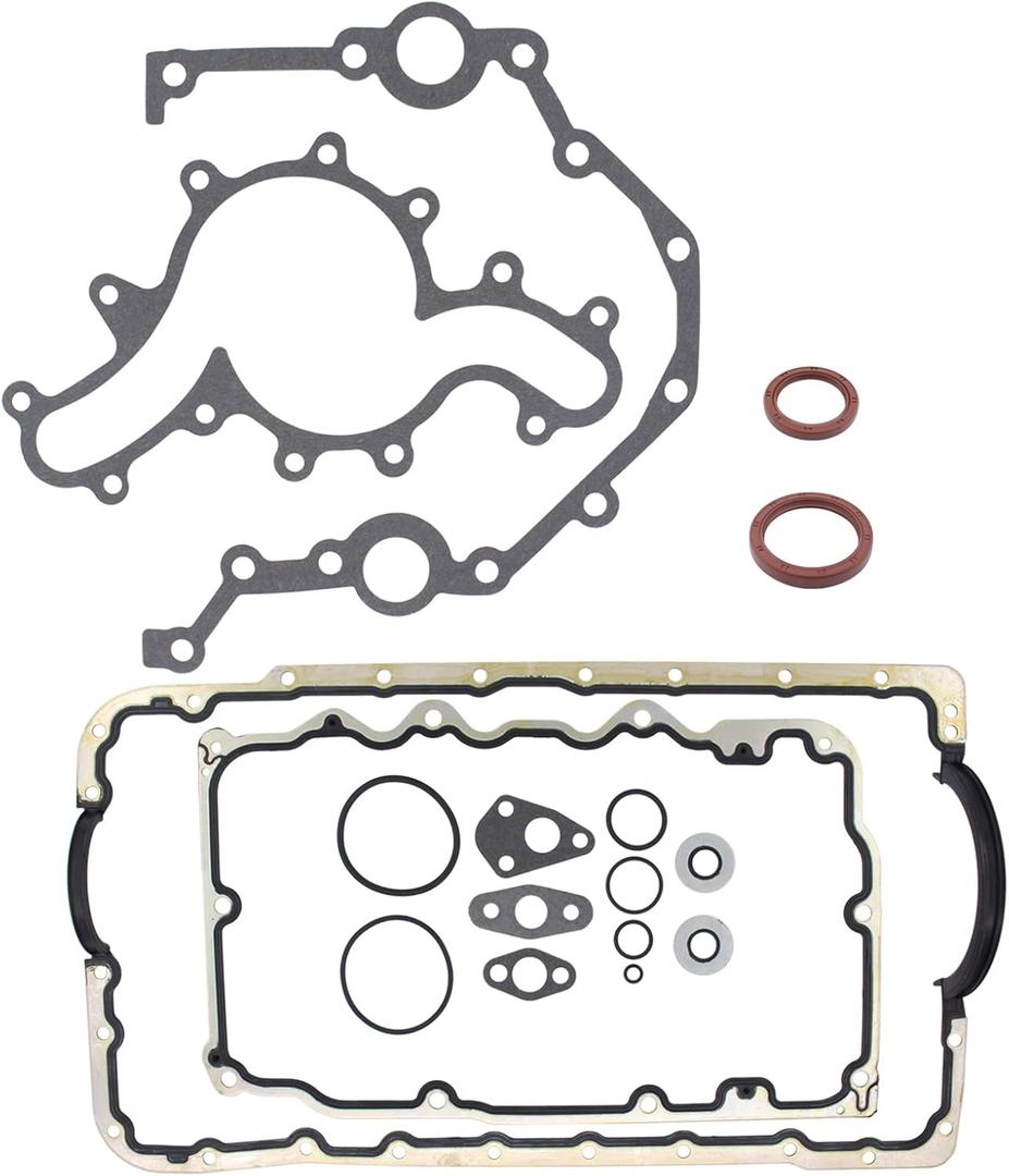 NewYall 4.0L Lower Engine Cylinder Head Oil Pan Gasket Seals Set for Ford Explorer 97-10, Explorer Sport Trac/Ranger 01-10, Mustang 05-10, Land Rover LR3 05-09, Mazda B4000 01-10