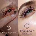 TrueCurve Lash Clusters, Soft Natural Look Eyelash Clusters for All-Day Comfort, 0.03mm Wispy D Curl Lashes, 8-18mm Lightweight Curved Band Lashes, Use-Friendly (Shiney)
