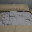 MUXHOMO 7 Pieces California King Comforter Set, Soft Bed in a Bag Cal King Size, All Season Bedding Set with Comforter, Flat Sheet, Fitted Sheet, Pillowcases & Shams, Light Grey