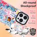 ChiCsFleur for iPhone 16 Case, TPU Phone case with Camera Protection for Women Girls Teens - Coquette Collage Bow Ginger Dog Wine Disco Ball Pink Blue Beach Y2K Sorority Aesthetic Unique (WhisperOcean)