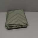 Boho Black Shower Curtain with Snap in Liner Replacement Fabric Shower Curtain 71 x 72 Waterproof & Washable Mesh Top Window Modern Western Tufted Chevron Textured Striped for Bathroom Hotel