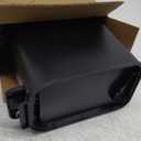 Cesun Small Bathroom Trash Can with Lid Soft Close, Step Pedal, 5 Liter / 1.3 Gallon Stainless Steel Garbage Can with Removable Inner Bucket, Waste Basket for Bathroom, Bedroom (Matte Black)