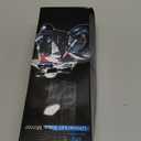 MICTUNING Universal Hawk-eye Motorcycle Convex Rear View Mirror - with 10mm Bolt, Handle Bar Mount Clamp Compatible with Cruiser, Suzuki, Honda, Victory and More