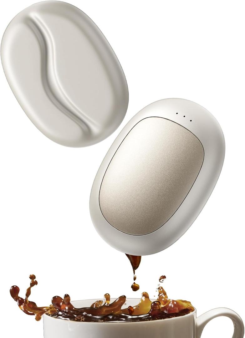 Rechargeable Hand Warmers, Electric Hand Warmers 5200mAh (2-Pack), 3 Heat Settings, Up to 18 Hours of Use, Ideal for Raynaud's Patients