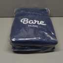 Bare Home Organic Cotton Flannel Sheet Set - Queen Size - 100% Cotton - Double Brushed for Extra Softness & Comfort - Warm, Cozy, and Durable - Breathable - Bed Sheets (Queen, Dark Blue)