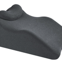 Memory Foam Wedge Pillow for Sleeping, Reading and Back Support, Intimacy Pillow Ergonomic Bed Pillow for Acid Reflux, Back Pain Relief with Washable Cover- Dark Grey