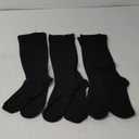 Wide Calf Compression Socks: Plus Size Compression Stockings for Men Women - Extra Large 20-30 mmHg Compression Hose Support for Travel Nurses Running Pregnancy 3 Pairs (4XL)