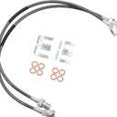 89340S 4-6" Front Stainless Brake Lines for 71-87 GMC C15/K15 (89340S, 4-6")
