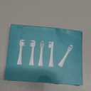 6 Pack Toothbrush Replacement Heads Compatible with WaterPik Sonic Fusion 2.0, FitMount Flossing Brush Head Fit for Water-Pic SF-01W SF-02W and 2.0 SF-03 SF-04 (White)