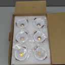 Shower Ceiling Light, 2 Inch Waterproof LED Recessed Lighting, IP65 Bathroom Recessed Light with Junction Box, 5CCT Dimmable Anti-Glare COB Downlight, 840LM CRI90+, ETL Energy Star, 6 Pack